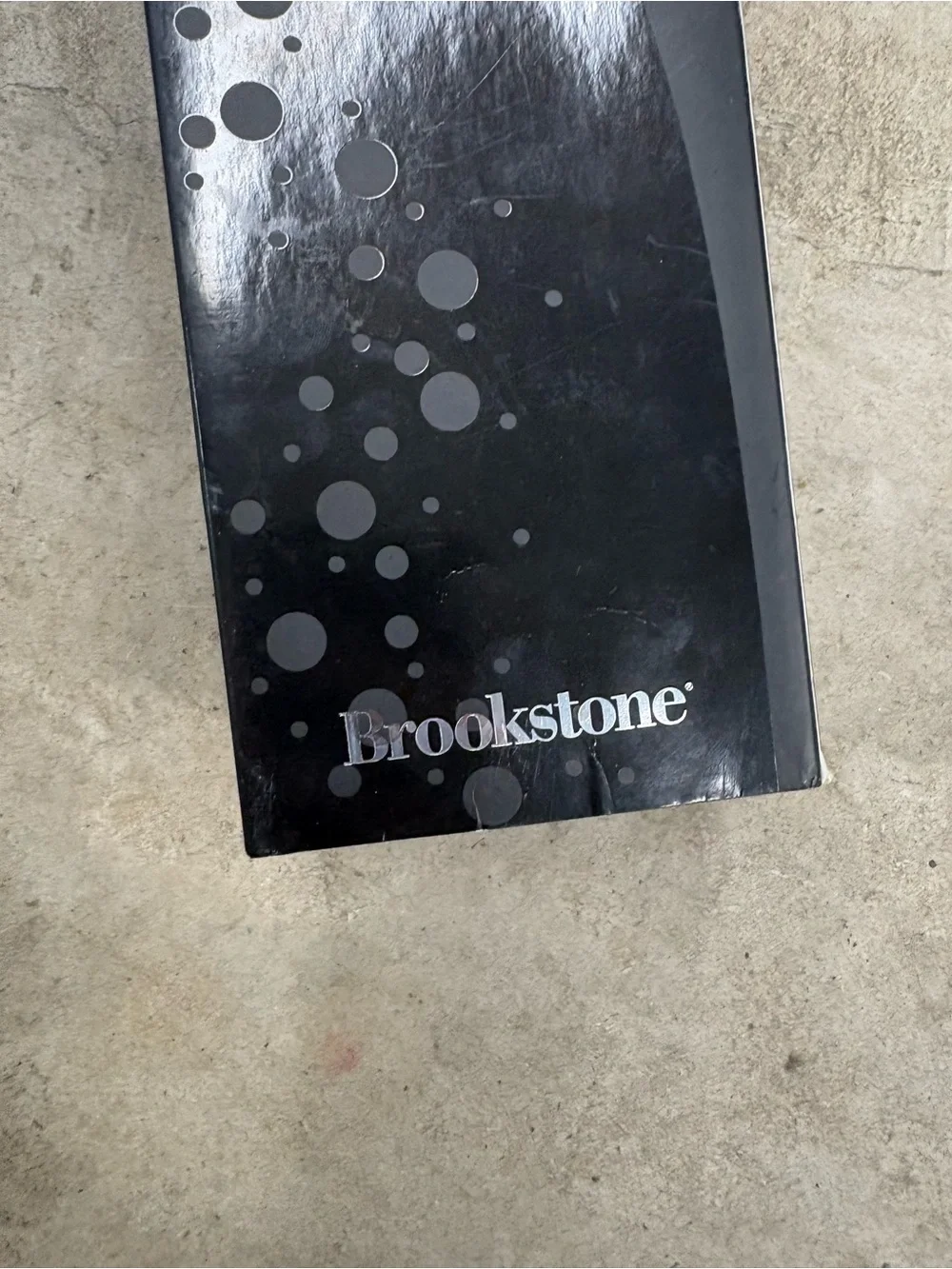 Brookstone Aero Full Bottle Wine Aerator Pourer Black/Silver Plastic/Metal